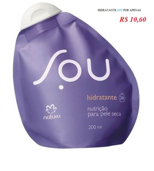 HIDRATANTE SOU - NUTRIÇÃO PARA PELE SECA