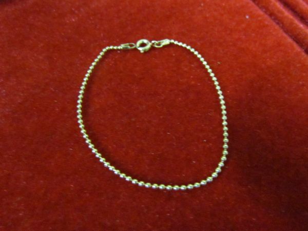 P42 - Pulseira Trabalhada com bolinhas