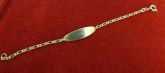 P15 - Pulseira Infantil com placa Lisa