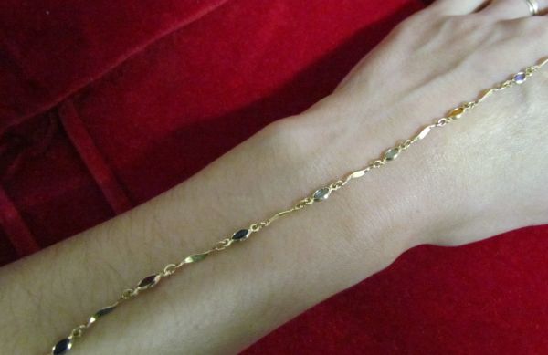 P39 - Pulseira Trabalhada com detalhes coloridos