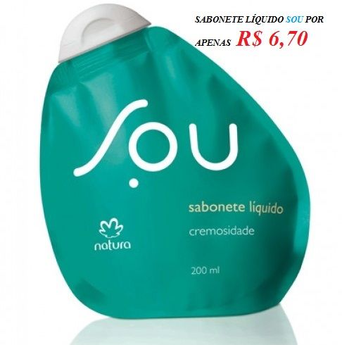 SABONETE LÍQUIDO SOU - CREMOSIDADE