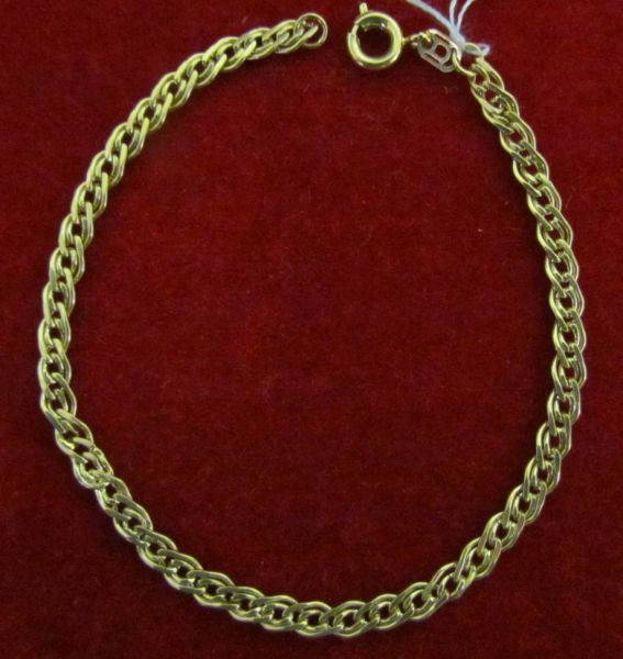 P09 - Pulseira Tipo Groumett com elos duplos