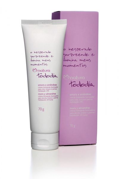 NATURA TODODIA - CREME HIDRATANTE AMORA E AMÊNDOAS