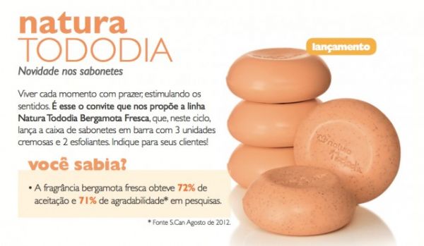 SABONETE EM BARRA - BERGAMOTA FRESCA