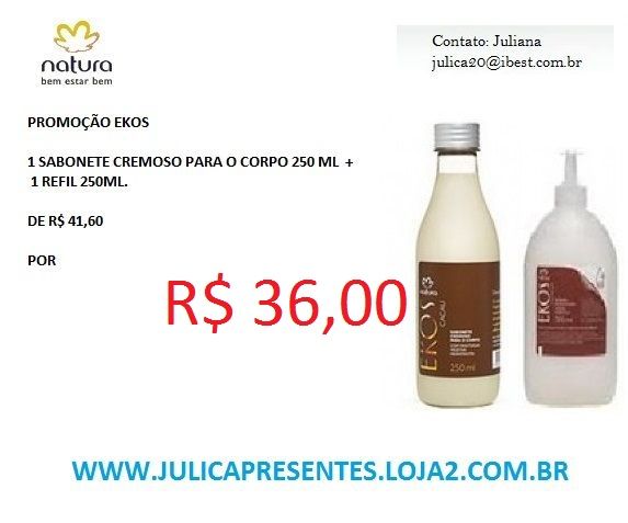 SABONETE CREMOSO PARA O CORPO - EKOS CASTANHA
