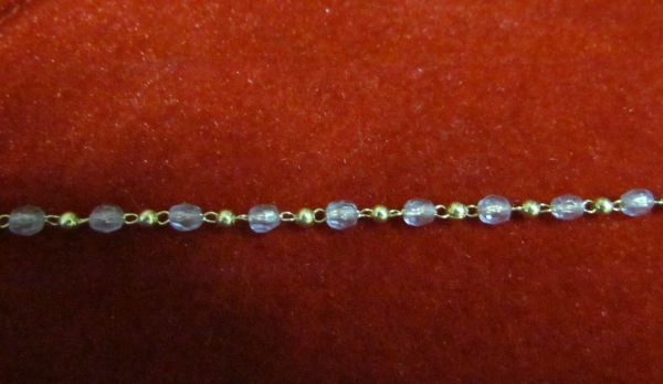 P08 - Pulseira com Bolinhas Lilás