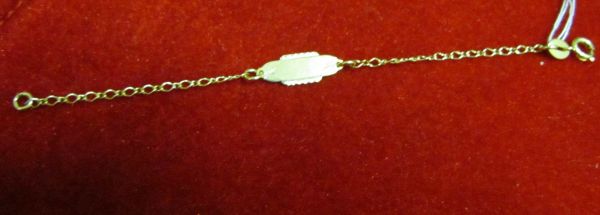P16 - Pulseira Infantil com Placa