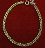 P09 - Pulseira Tipo Groumett com elos duplos