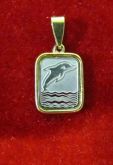 PI15 -Pingente Placa Golfinho
