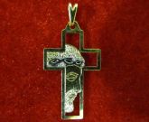 PI08 - Pingente Crusifixo com Jesus no Centro