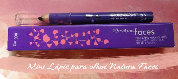 MINI LÁPIS PARA OLHOS - FACES - PRETO